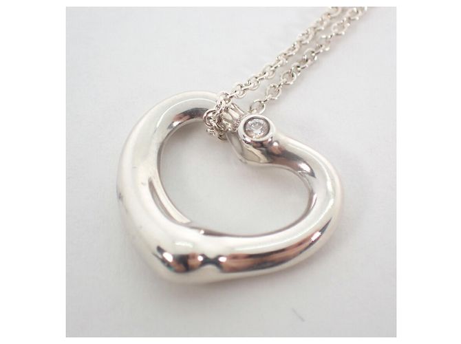 Tiffany & Co Collar Péndulo Corazón Diamante 2P Tiffany 925 - vista 6