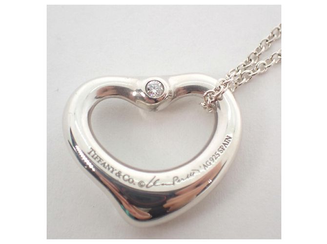 Tiffany & Co Collar Péndulo Corazón Diamante 2P Tiffany 925 - vista 7