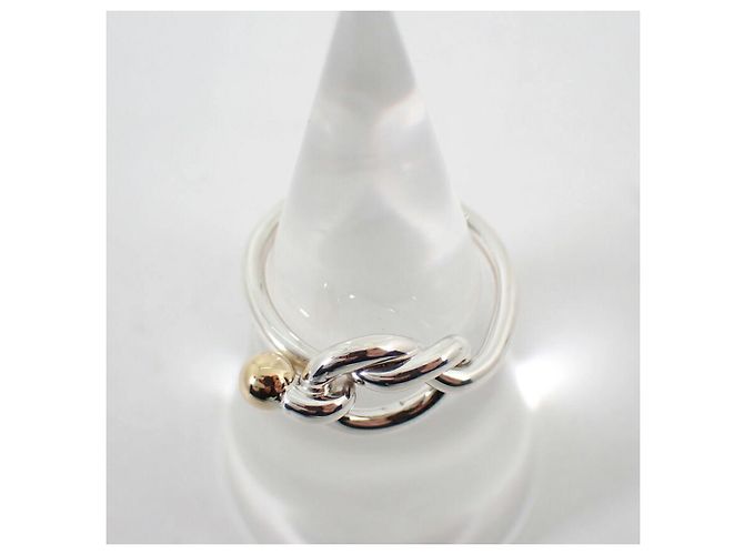 Tiffany & Co Anello Love Knot in oro 750 e argento 925 Tiffany - vista 10