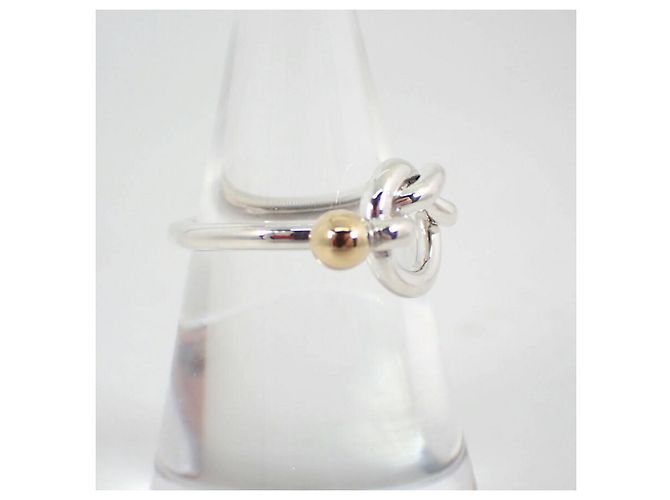 Tiffany & Co Anello Love Knot in oro 750 e argento 925 Tiffany - vista 3