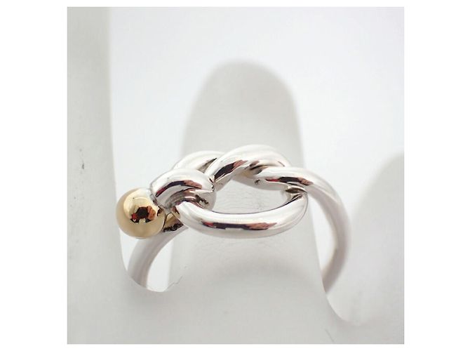 Tiffany & Co Anello Love Knot in oro 750 e argento 925 Tiffany - vista 6