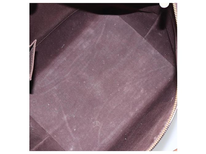 Borsa Louis Vuitton Bellevue Monogram Vernis GM Porpora - vista 5