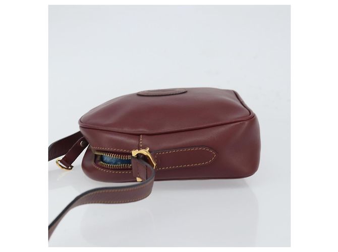 Borsa a Spalla Must de Cartier in Pelle Bordò - vista 4
