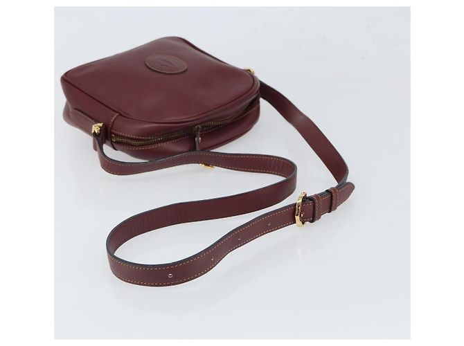 Borsa a Spalla Must de Cartier in Pelle Bordò - vista 7