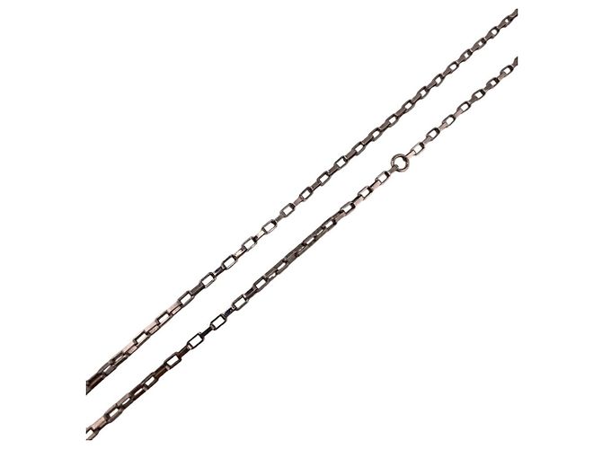 Collana Pendente Damier Louis Vuitton Argento - vista 3