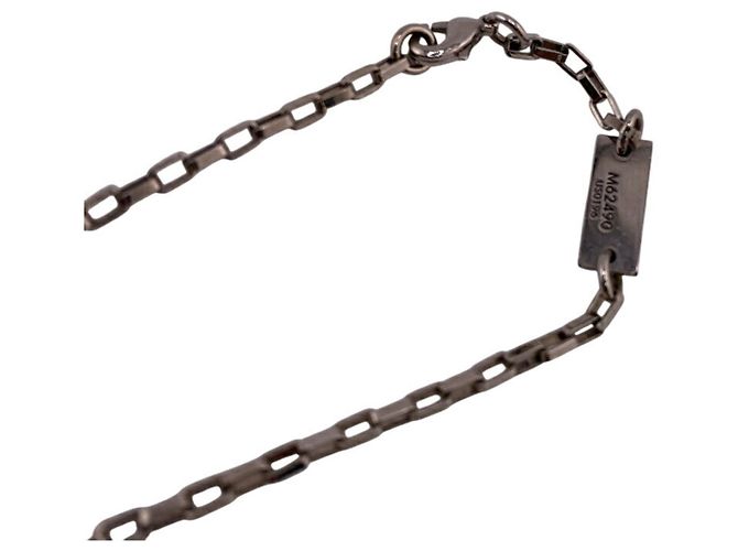 Collana Pendente Damier Louis Vuitton Argento - vista 6