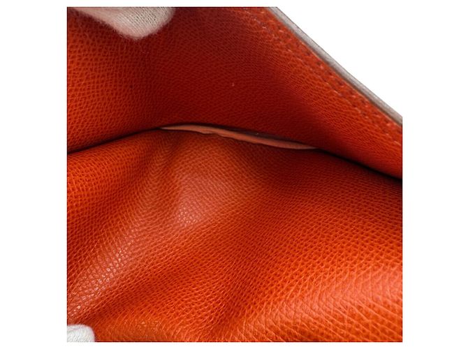 Hermès Bearn Dupli Langbörse Orange - Ansicht 13
