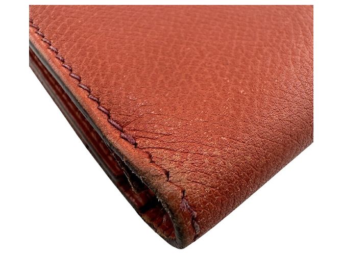 Hermès Bearn Dupli Langbörse Orange - Ansicht 3
