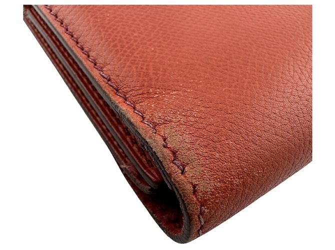 Hermès Bearn Dupli Langbörse Orange - Ansicht 5