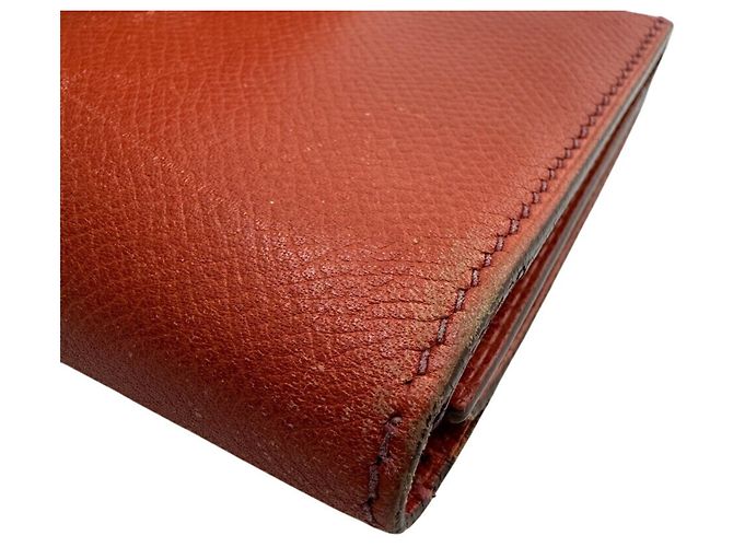 Hermès Bearn Dupli Langbörse Orange - Ansicht 6