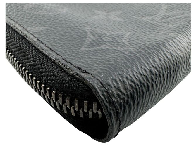 Louis Vuitton Monogram Eclipse Bi-Fold Wallet Brown Black - view 3