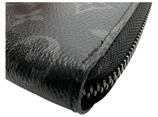 Louis Vuitton Monogram Eclipse Bi-Fold Wallet Brown Black - view 6