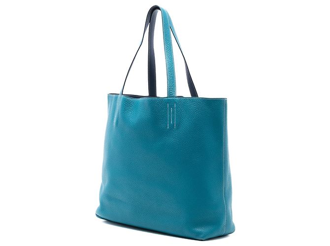 Hermès Clemence Double Sens 36 Blau - Ansicht 2