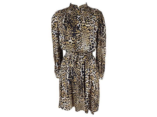 Abito Leopardato a Maniche Lunghe Zadig & Voltaire Marrone - vista 2