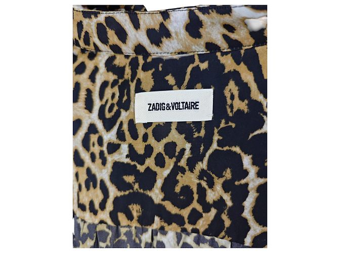 Abito Leopardato a Maniche Lunghe Zadig & Voltaire Marrone - vista 5