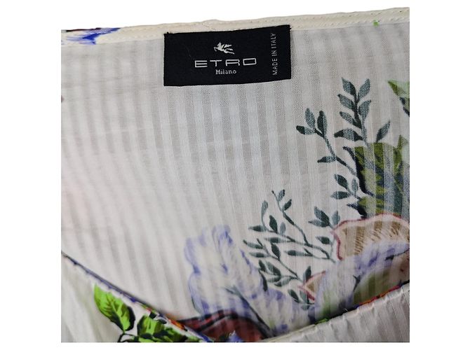 Top floral boho Etro Blanco - vista 6
