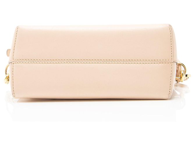 Fendi Leder By The Way Logo Mini Tasche Braun Beige - Ansicht 4