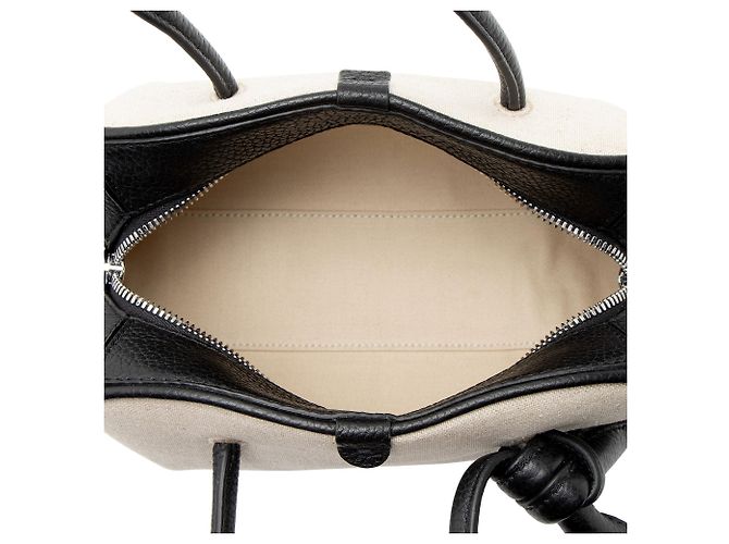 Borsa da bowling Le Turismo Small in lino Jacquemus Marrone Beige - vista 7