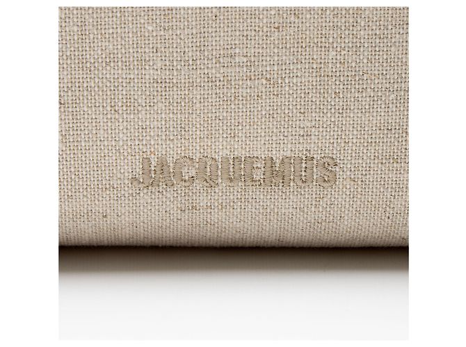 Borsa da bowling Le Turismo Small in lino Jacquemus Marrone Beige - vista 9