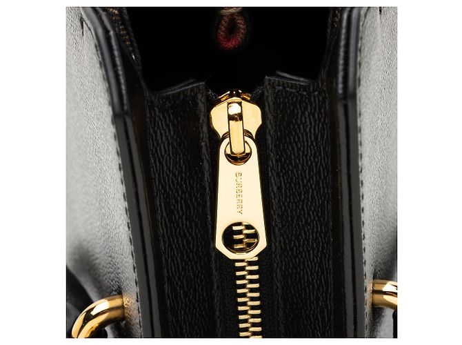 Borsa Banwell in pelle Nova Check di Burberry Marrone Beige - vista 10