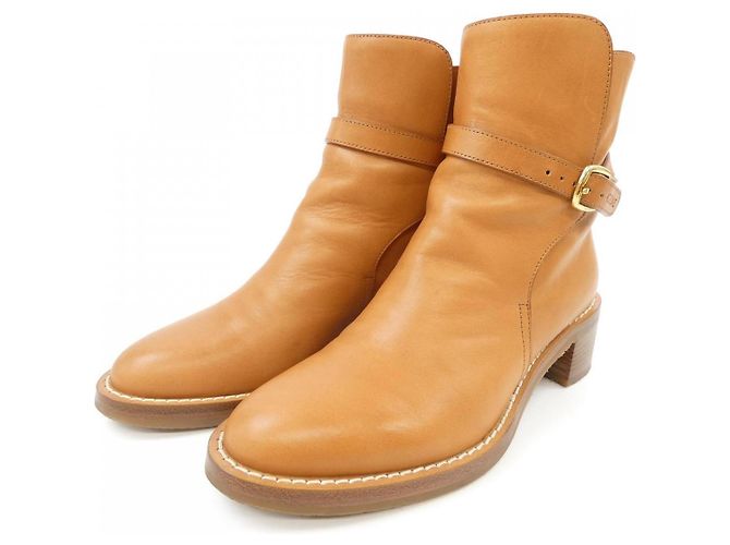 Céline CELINE Lederstiefel Braun Bronze - Ansicht 3