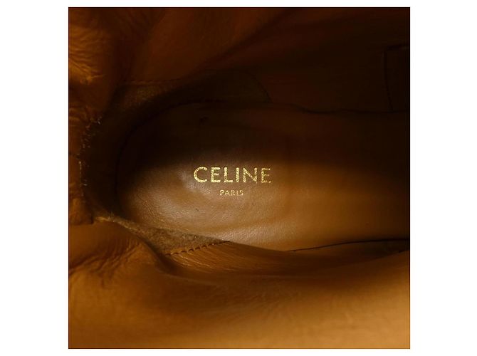 Céline CELINE Lederstiefel Braun Bronze - Ansicht 6