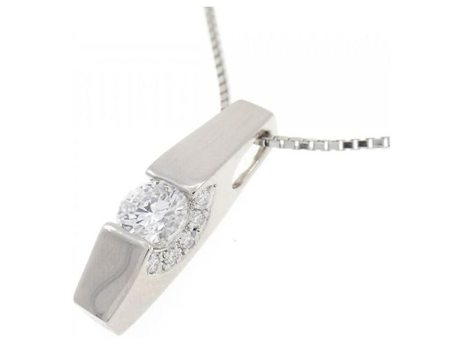 Autre Marque Collana di diamanti PT900 PT850 Argento - vista 3