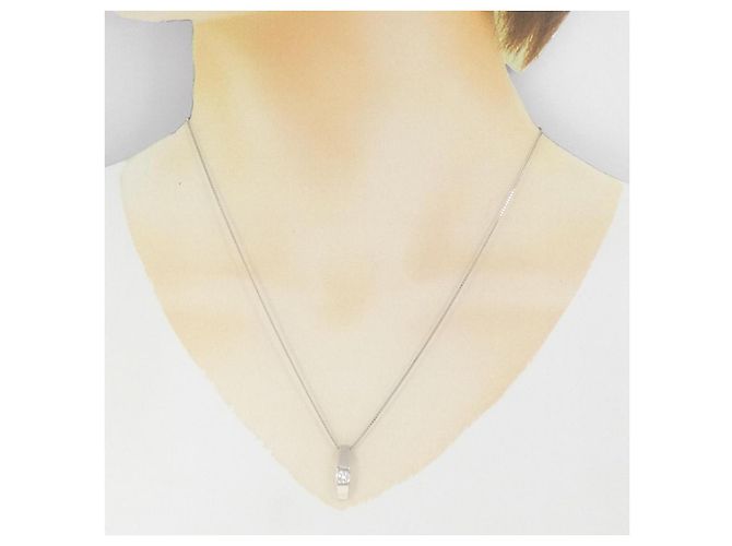 Autre Marque Collana di diamanti PT900 PT850 Argento - vista 6