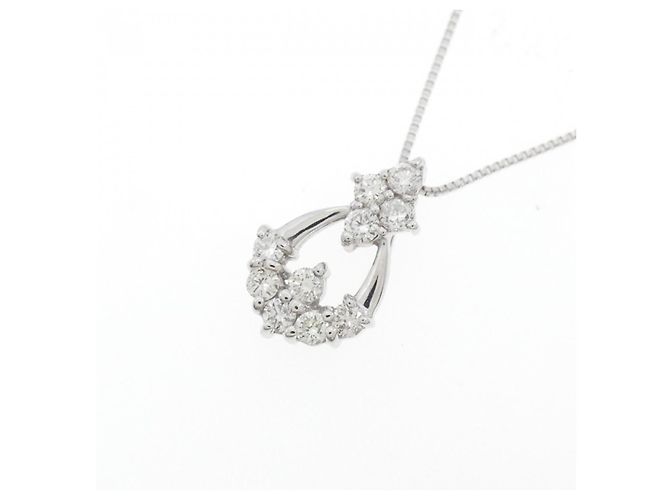 Autre Marque Collana in diamante in oro bianco Au750 Argento - vista 3