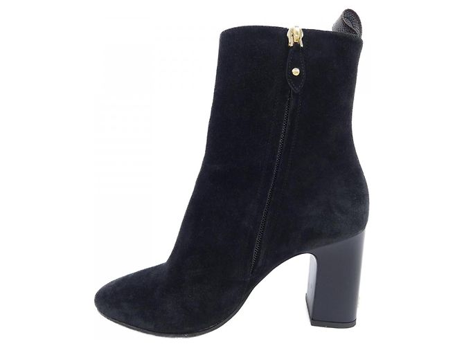Botas de Suede Donna Line de Louis Vuitton Negro - vista 2