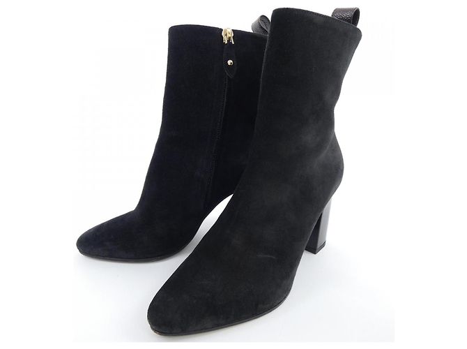 Botas de Suede Donna Line de Louis Vuitton Negro - vista 3
