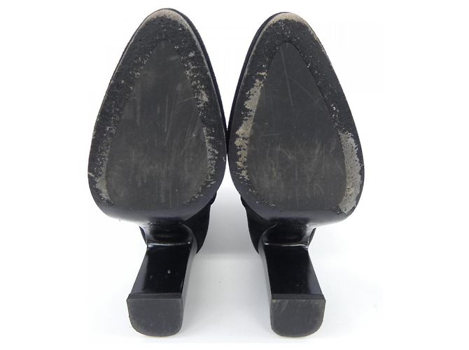Botas de Suede Donna Line de Louis Vuitton Negro - vista 4