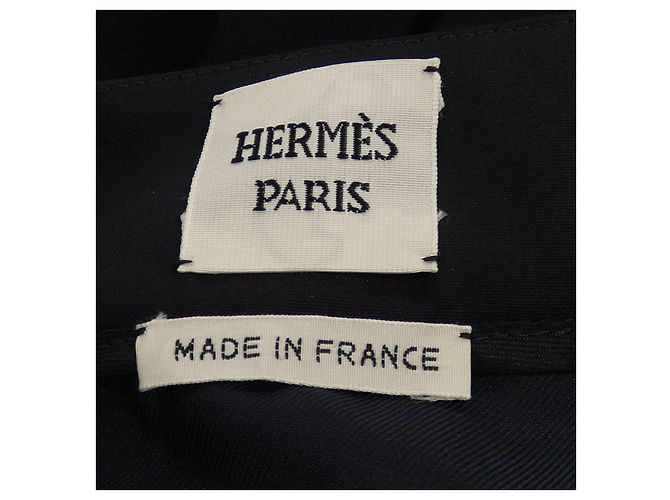 Hermès Gonna Hermes Blu Blu navy - vista 4