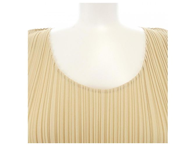 Issey Miyake PLEATS PLEASE Kleid Beige - Ansicht 5