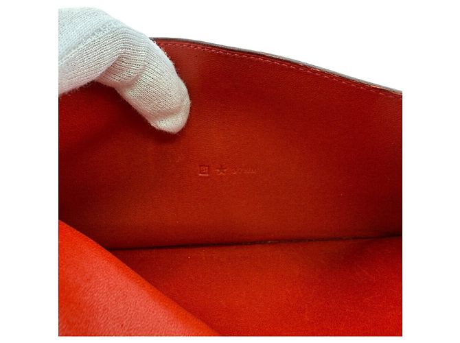 Hermès Cartera Larga Dogon HERMES 2012 en Rojo Roja - vista 11