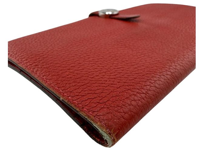 Hermès Cartera Larga Dogon HERMES 2012 en Rojo Roja - vista 3