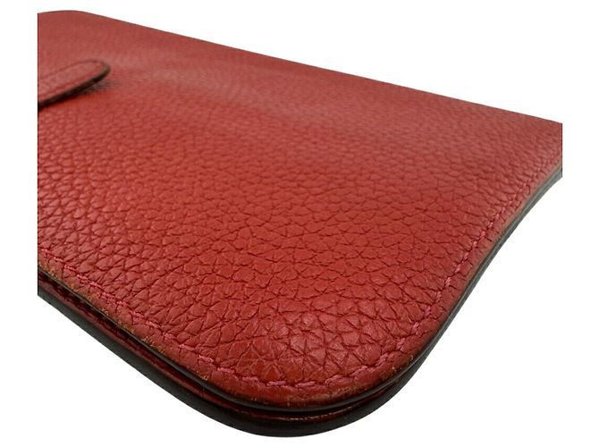 Hermès Cartera Larga Dogon HERMES 2012 en Rojo Roja - vista 4