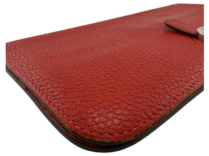 Hermès Cartera Larga Dogon HERMES 2012 en Rojo Roja - vista 5