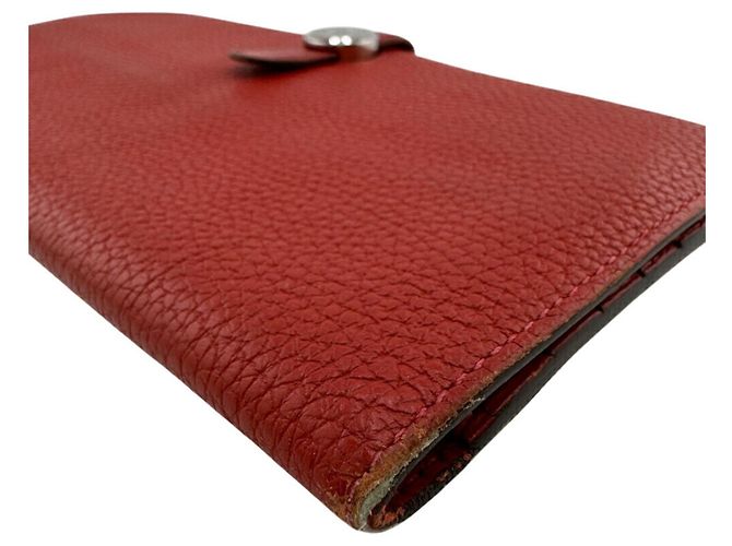 Hermès Cartera Larga Dogon HERMES 2012 en Rojo Roja - vista 6