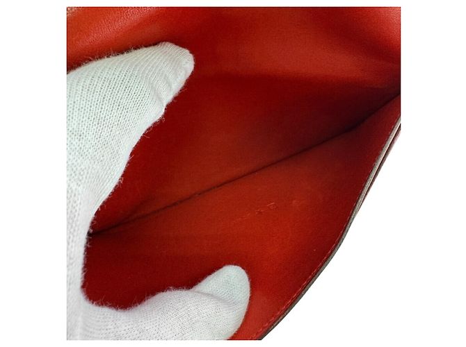 Hermès Cartera Larga Dogon HERMES 2012 en Rojo Roja - vista 8
