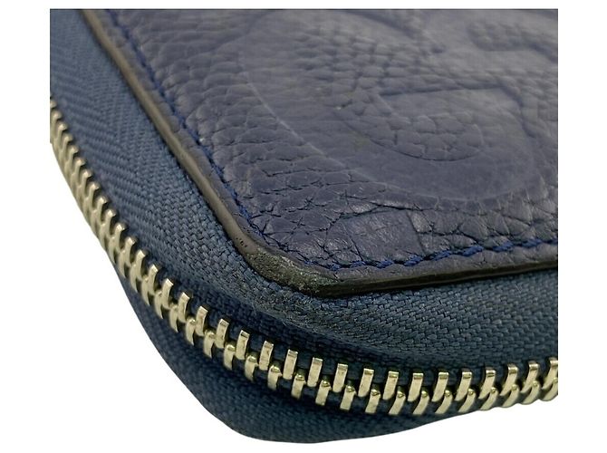 Gucci Navy Leder Langbörse Marineblau - Ansicht 4