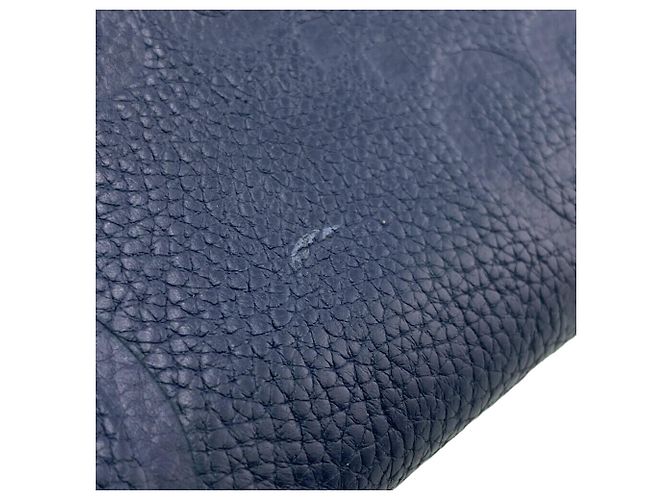 Gucci Navy Leder Langbörse Marineblau - Ansicht 5