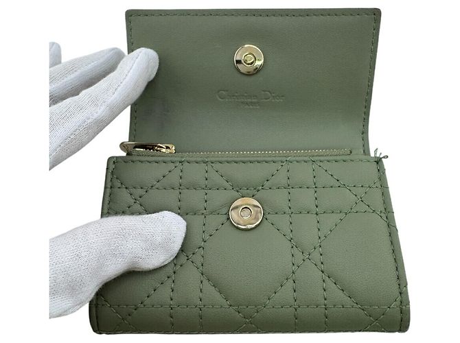 Cartera Dior Glycine Christian Dior Verde - vista 7