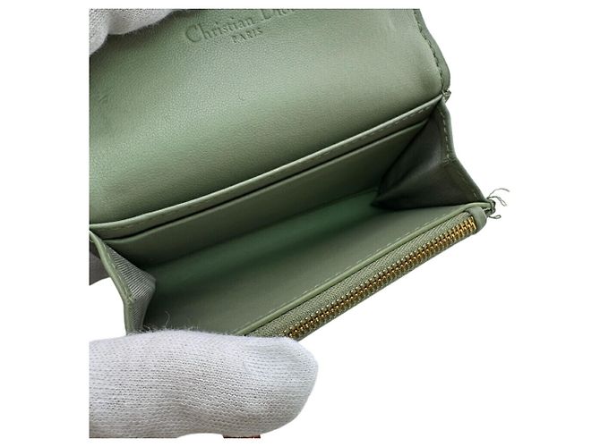 Cartera Dior Glycine Christian Dior Verde - vista 8