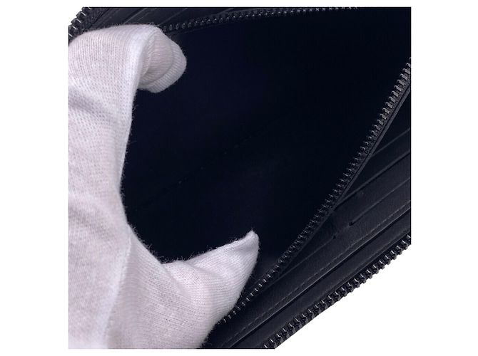 Zippy Portafoglio Lungo Nero Louis Vuitton - vista 7