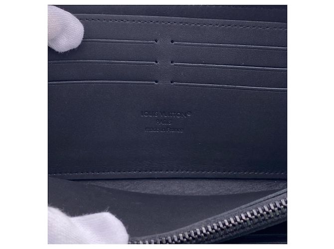 Zippy Portafoglio Lungo Nero Louis Vuitton - vista 8