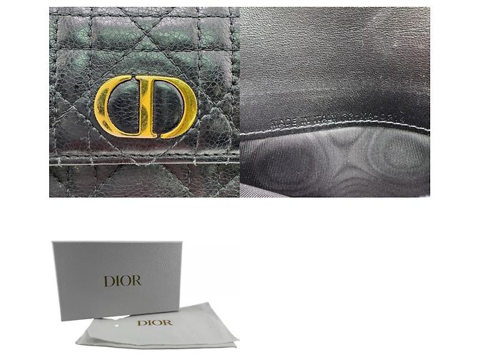 Cartera Larga Dior Lady Cannage Christian Dior Negro - vista 16