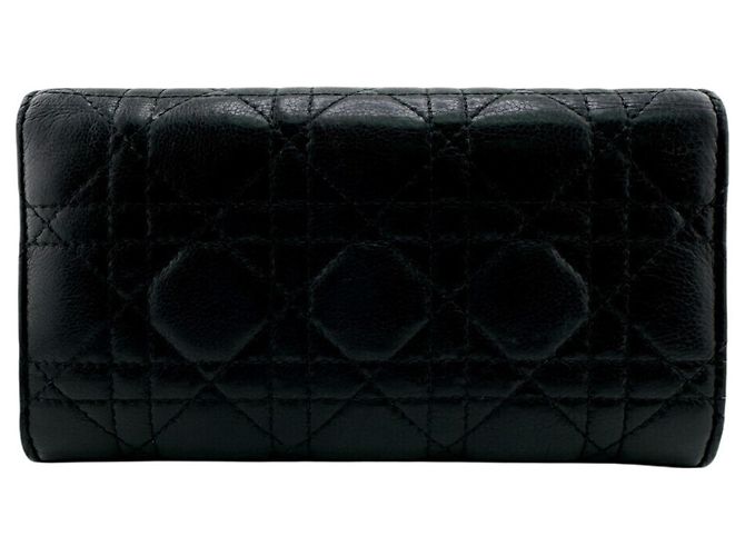 Cartera Larga Dior Lady Cannage Christian Dior Negro - vista 2