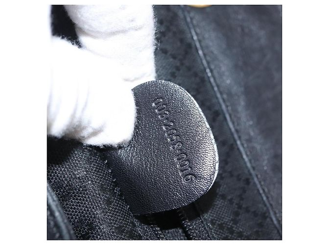 Bamboo Zaino in pelle vintage Gucci con bambù Nero - vista 7