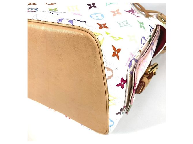 Noe Louis Vuitton Monogram Multicolore Petit Noé Shoulder Bag White - view 3